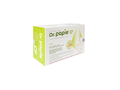 Gạc rơ lưỡi Dr.Papie 0+ dành cho bé từ 0 tuổi